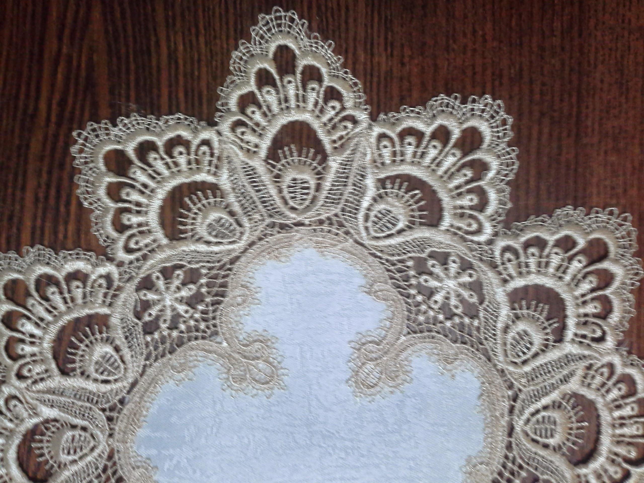 アンティーク☆ゴールド☆円形ドイリークロス Amazon | Doily Boutique テーブルランナー ゴールド